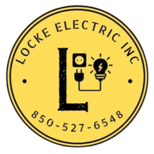Logo of Locke Electric Inc, featuring a stylized lightning bolt and the company name in bold letters.